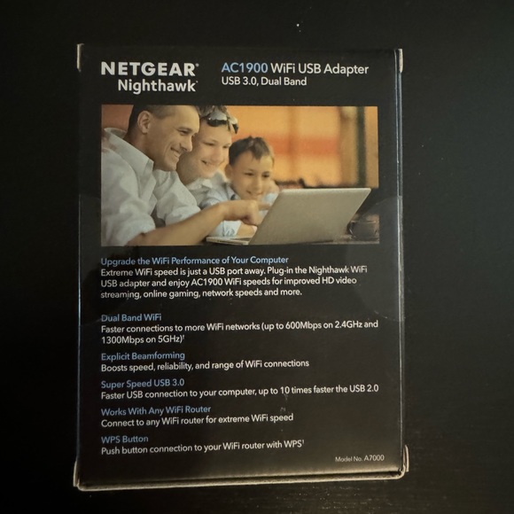 NETGEAR AC1900 Wi-Fi Adapter for Desktop PC - Picture 3 of 4